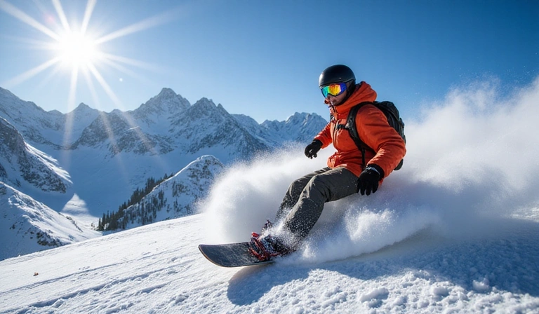 A person enjoying winter sports, representing the website's content.