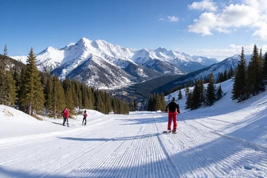 Aspen Snowmass with luxury lodges and ski runs